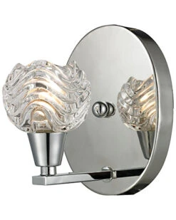 Crystal Wave 1-Light Vanity