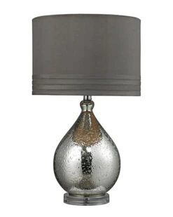 24in Bubble Glass Table Lamp