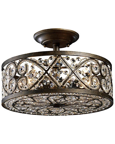 4-Light Semi Flush 3 4-Light Semi Flush