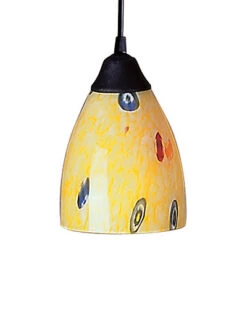 Classico Collection Yellow Blaze 1 Light Pendant