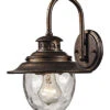 Searsport 1 Light Outdoor Wall Sconce In Regal Bronze -Ruelala 3050100068 RLLD 1