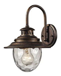 Searsport 1 Light Outdoor Wall Sconce In Regal Bronze