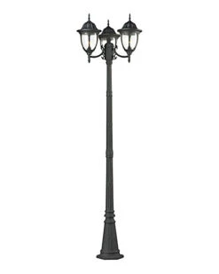 Central Square 3-Light Outdoor Post Lamp