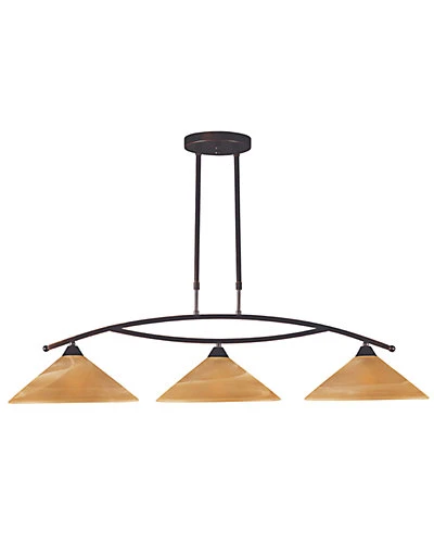 3 Light Island Light In Aged Bronze And Tea Swirl 3 3 Light Island Light In Aged Bronze And Tea Swirl