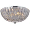 2-Light Crystal Flush Mount Lamp -Ruelala 3050182807 RLLD 1