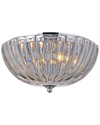 2-Light Crystal Flush Mount Lamp 3 2-Light Crystal Flush Mount Lamp