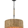 Weaverton 3-Light Rope Chandelier