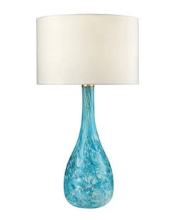 Mediterranean Blown Glass Table Lamp