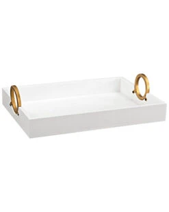 Gold & White Tray