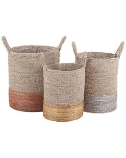 Mixed Metallics Nested Baskets