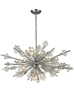 24-Light Starburst Chandelier