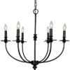 6-Light Hartford Chandelier -Ruelala 3050404621 RLLD 1