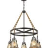5-Light Hand Formed Glass Chandelier -Ruelala 3050421277 RLLD 1