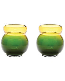 Set Of 2 Field Bubble Votives