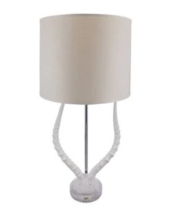Faux Horn Table Lamp