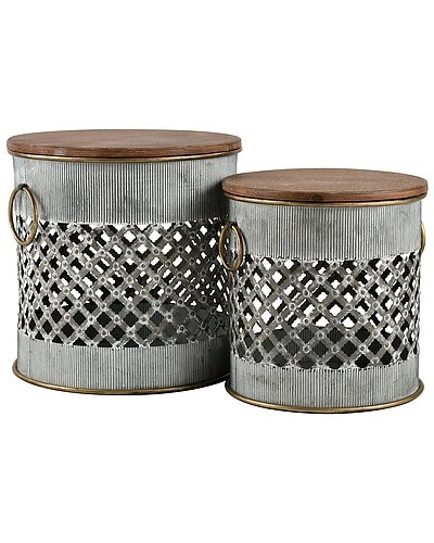 Set Of 2 Parla Accent Stools 3 Set Of 2 Parla Accent Stools