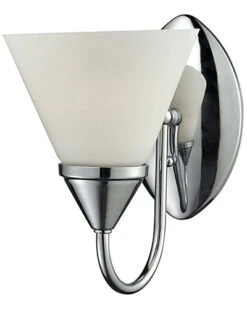 1-Light Glass Bath Bar