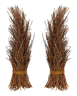 Set Of 2 Natural Cocoa Twig Sheaf