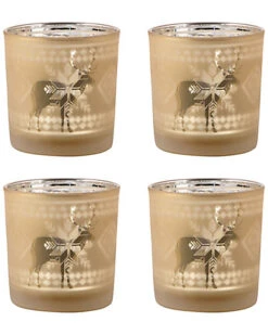 Set Of 4 Votive Holders