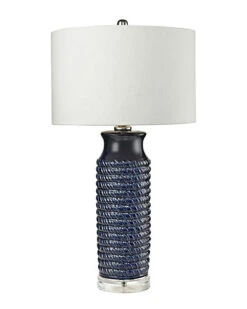 Wrapped Rope 1-Light Ceramic Table Lamp