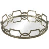 Iron Scroll Mirrored Tray -Ruelala 3050574100 RLLD 1