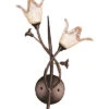 Fioritura 2 Light Wall Sconce In Aged Bronze And Hand Blown Glass -Ruelala 3050582718 RLLD 1