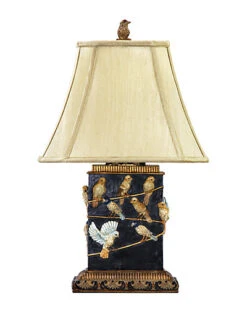 Birds On Branch Table Lamp