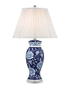 And Painted Ceramic LED Table Lamp