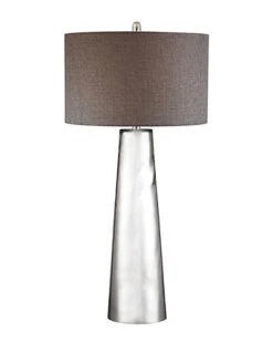 Tapered Cylinder Mercury Glass LED Table Lamp