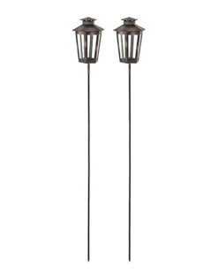 2pc Alpine Outdoor Garden Stakes