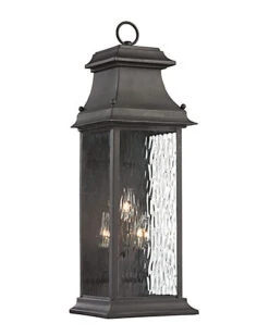 Forged Provincial 3-Light Outdoor Sconce
