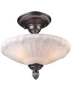 Restoration Flushes 3-Light Semi Flush