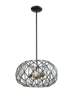 Tetra 3-Light Chandelier
