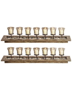 Firenza Set Of 2 Votive Centerpieces