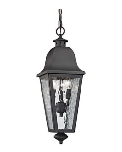 3-Light Forged Brookridge Outdoor Pendant