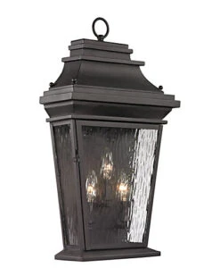 3-Light Forged Provincial Outdoor Collection