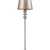68in Hollis Antique Mercury Glass LED Floor Lamp