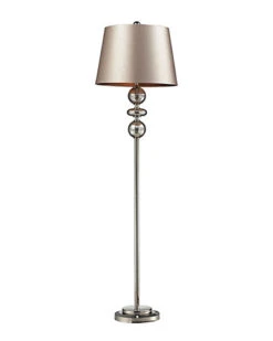 68in Hollis Antique Mercury Glass LED Floor Lamp