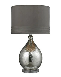 24in Bubble Glass LED Table Lamp