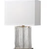 24in Ribbed Clear Glass LED Table Lamp -Ruelala 3050733620 RLLD 1