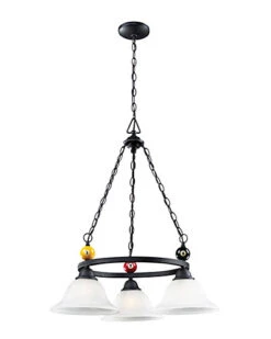 3-Light Billiards Chandelier