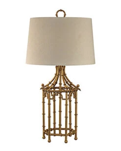 Bamboo 32in Birdcage Lamp