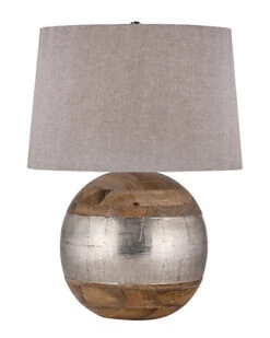 27in German Silver Table Lamp