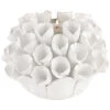 White Ceramic Bud Candle Holder -Ruelala 3050760415 RLLD 1