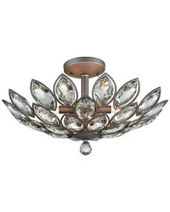 A Crescita 6-Light Semi Flush