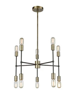 Up Down Century 10 Light Chandelier