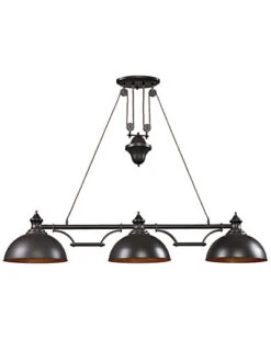3-Light Farmhouse Chandelier